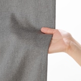 コットンライク平織ノンプリーツカーテン