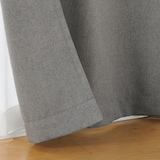 コットンライク平織ノンプリーツカーテン