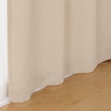 コットンライク平織ノンプリーツカーテン