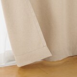 コットンライク平織ノンプリーツカーテン