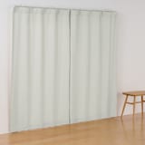 コットンライク平織ノンプリーツカーテン
