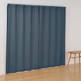 コットンライク平織ノンプリーツカーテン