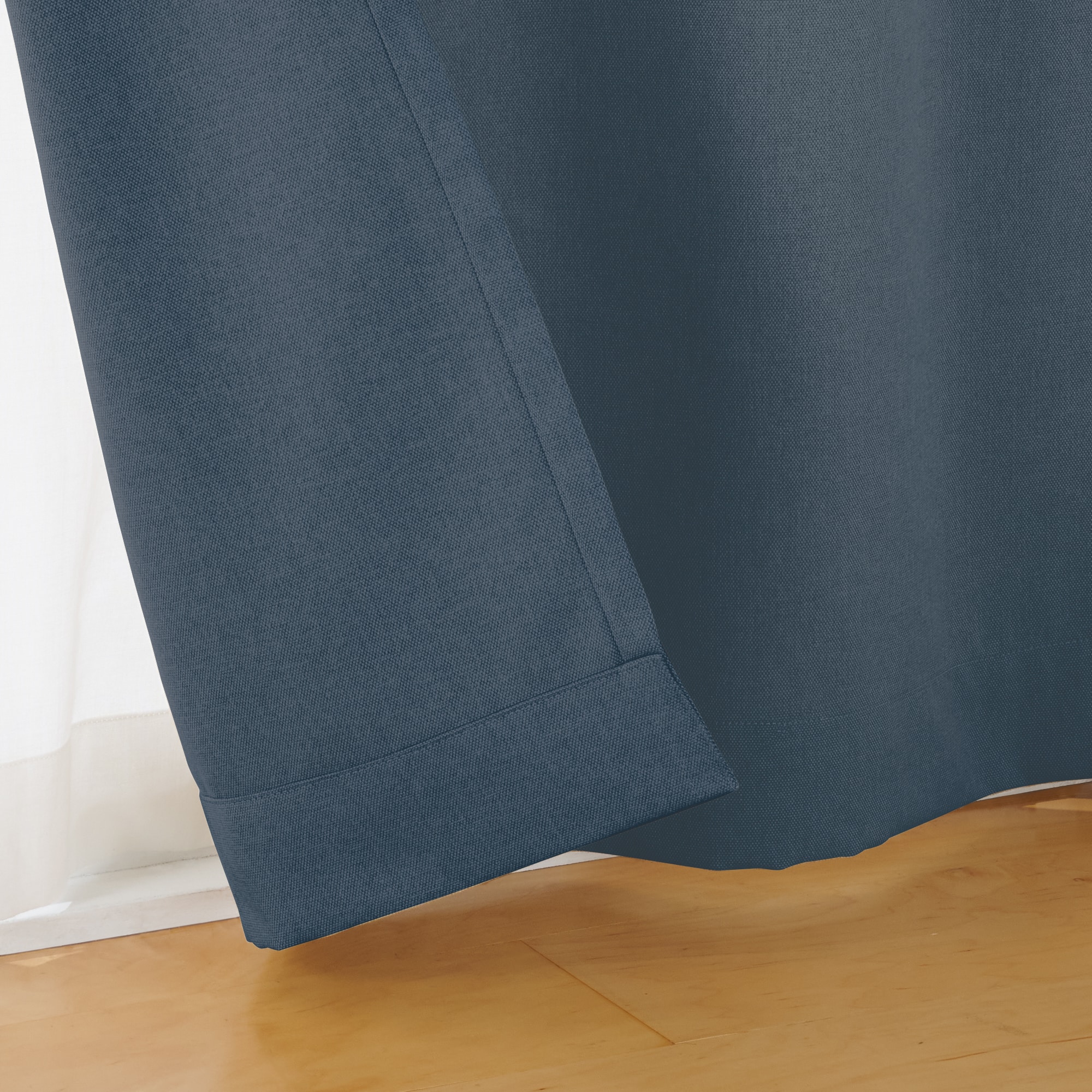 コットンライク平織ノンプリーツカーテン