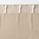 コットンライク平織ノンプリーツカーテン