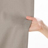 コットンライク平織ノンプリーツカーテン