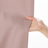 コットンライク平織プリーツカーテン