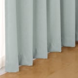 コットンライク平織プリーツカーテン