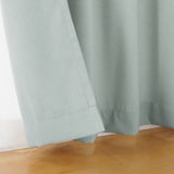 コットンライク平織プリーツカーテン