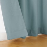コットンライク平織プリーツカーテン