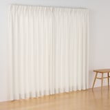 コットンライク平織２倍ヒダプリーツカーテン