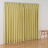 コットンライク平織２倍ヒダプリーツカーテン