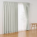 コットンライク平織２倍ヒダプリーツカーテン