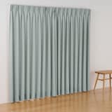 コットンライク平織２倍ヒダプリーツカーテン