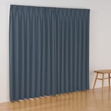 コットンライク平織２倍ヒダプリーツカーテン