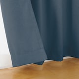 コットンライク平織２倍ヒダプリーツカーテン