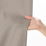 コットンライク平織２倍ヒダプリーツカーテン