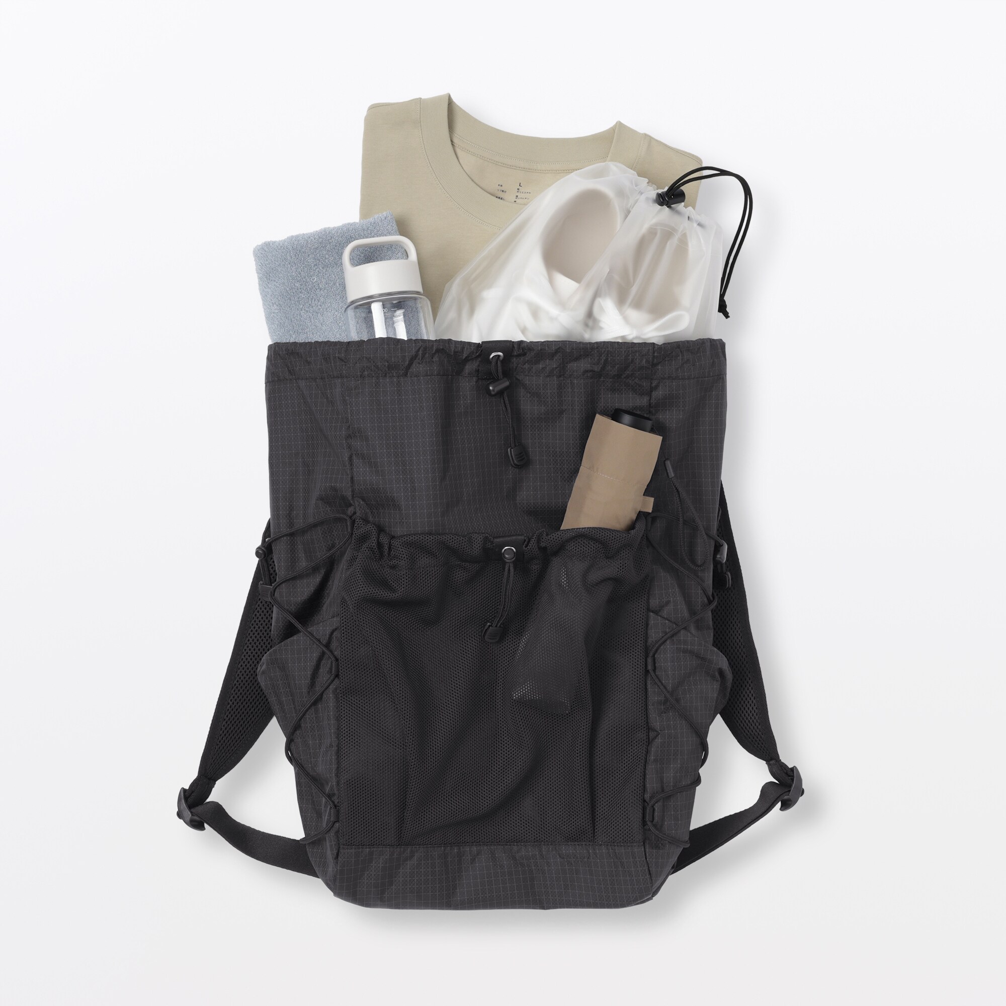 撥水 リップストップ リュックサック | 無印良品