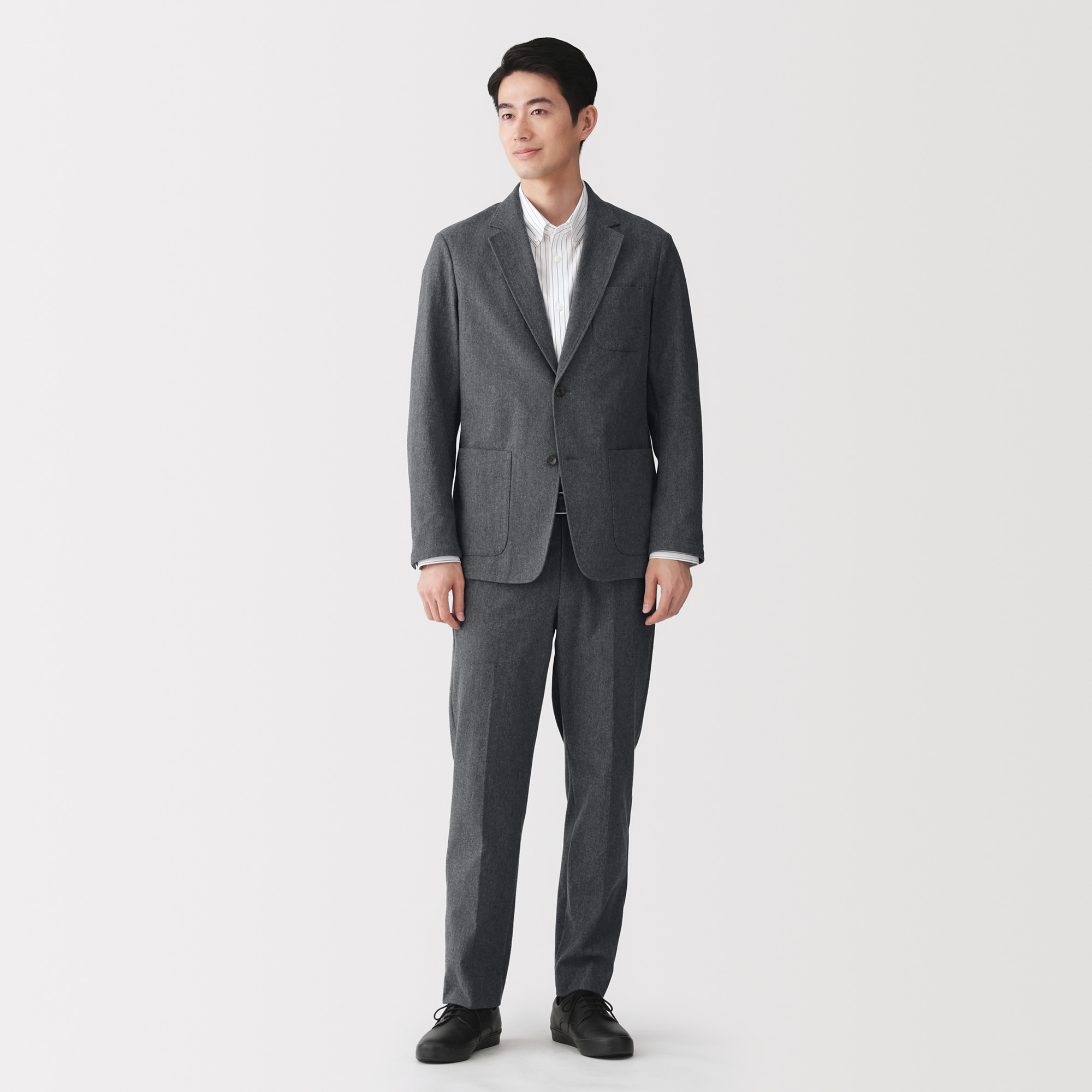 紳士　起毛ストレッチジャケット