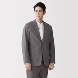 紳士　起毛ストレッチジャケット