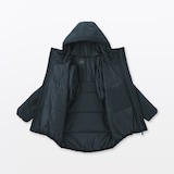 紳士　中わた防風フードジャケット