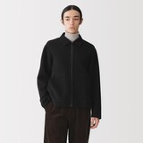紳士　ウール混ダブルフェイスブルゾン