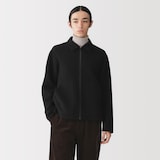 紳士　ウール混ダブルフェイスブルゾン