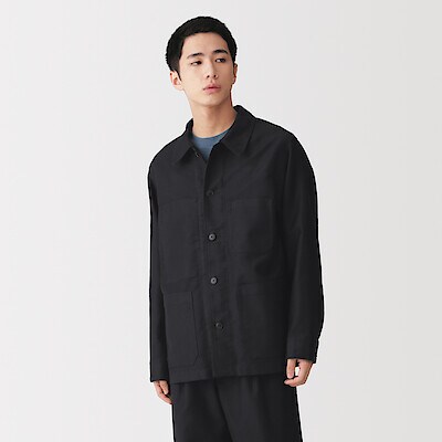 【８月中旬発売予定】紳士　木の実から作ったカポック混モールスキンカバーオール