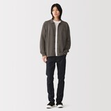 紳士　乾きやすい洗えるニットシャツカーディガン