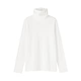 婦人　起毛フライス編みタートルネック長袖Ｔシャツ