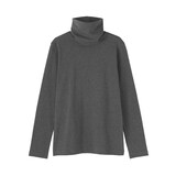 婦人　起毛フライス編みタートルネック長袖Ｔシャツ