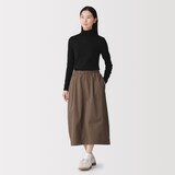 婦人　起毛フライス編みタートルネック長袖Ｔシャツ