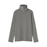 婦人　起毛フライス編みタートルネック長袖Ｔシャツ