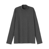 婦人　起毛フライス編みハイネック長袖Ｔシャツ