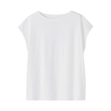 婦人　天竺編みフレンチスリーブＴシャツ（ＶＮ）