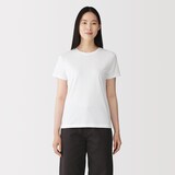 婦人　天竺編みクルーネック半袖Ｔシャツ（ＶＮ）