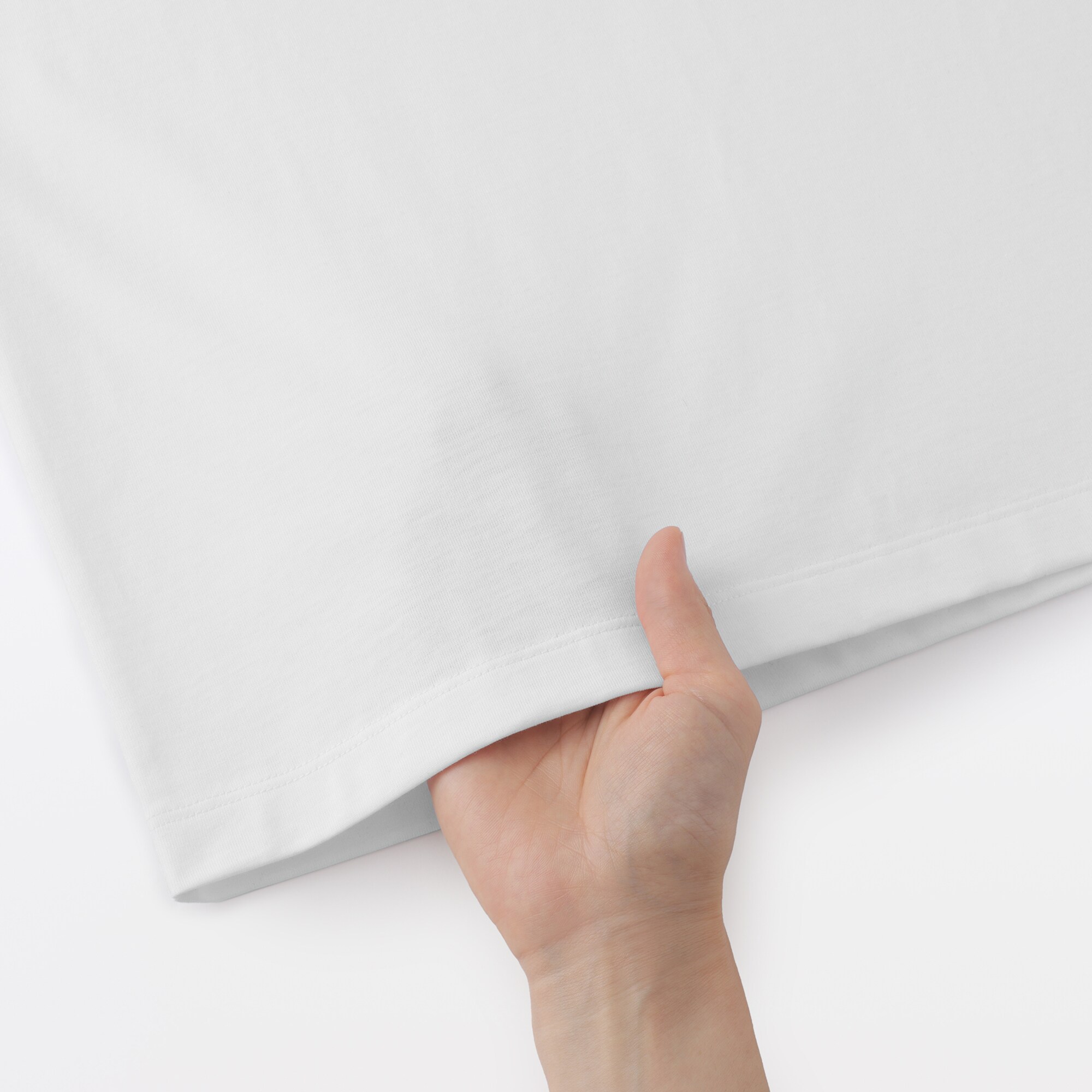 婦人　天竺編みクルーネック半袖Ｔシャツ（ＶＮ）