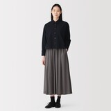 婦人　なめらか天竺編みギャザースカート