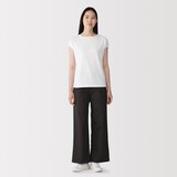 婦人　天竺編みフレンチスリーブＴシャツ（ＡＳＥＡＮ）