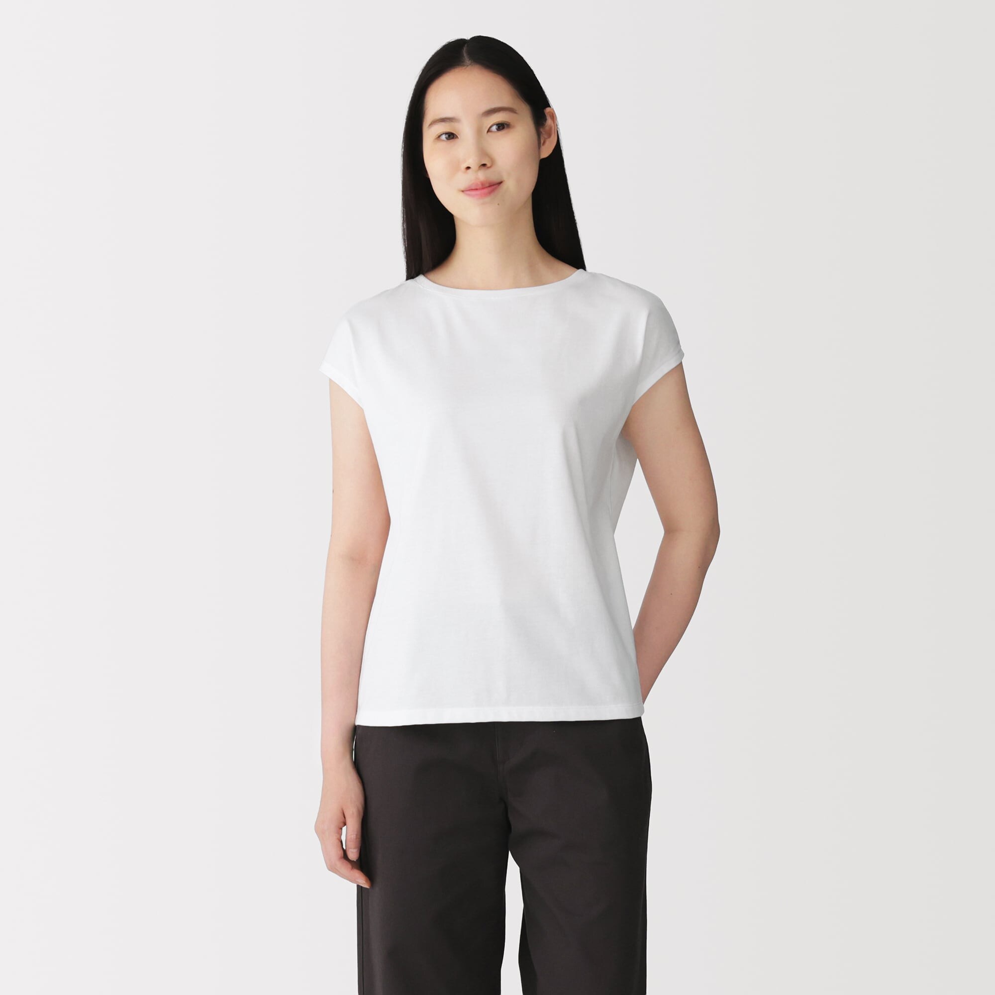 婦人　天竺編みフレンチスリーブＴシャツ（ＡＳＥＡＮ）