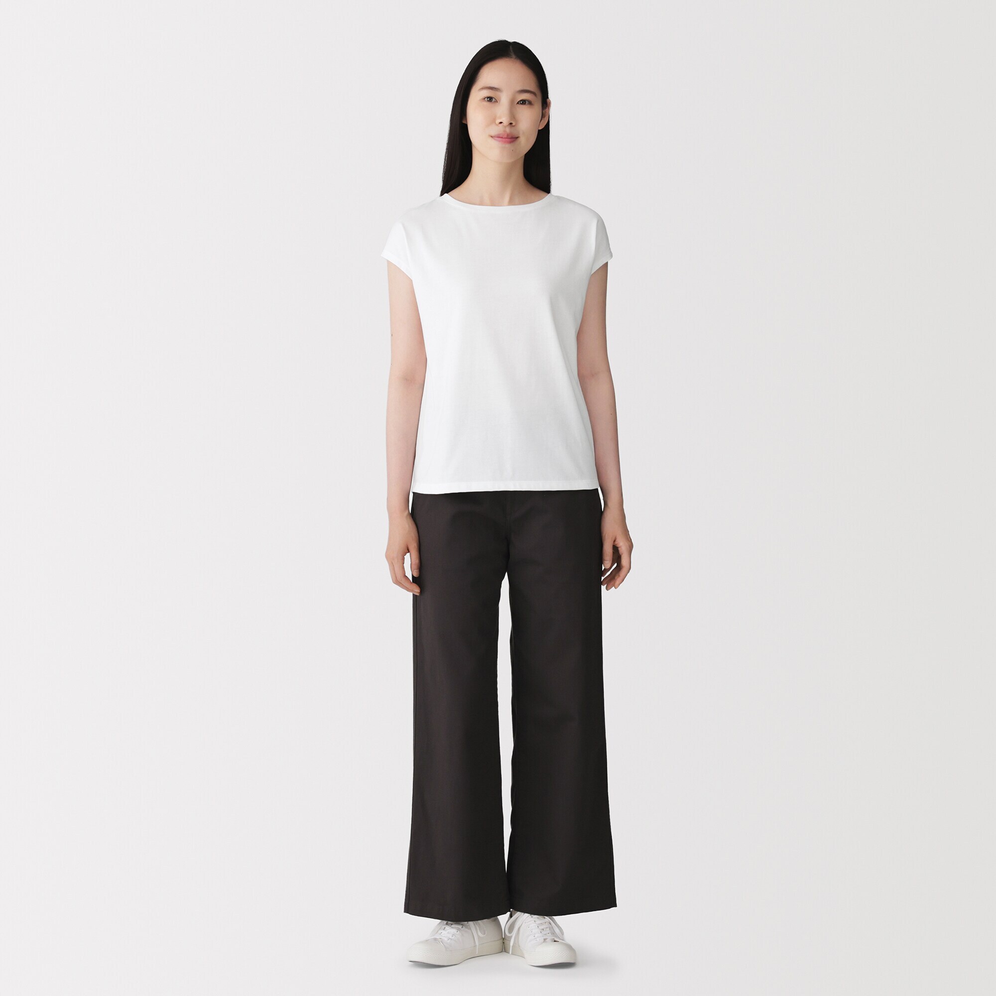 婦人　天竺編みフレンチスリーブＴシャツ（ＡＳＥＡＮ）