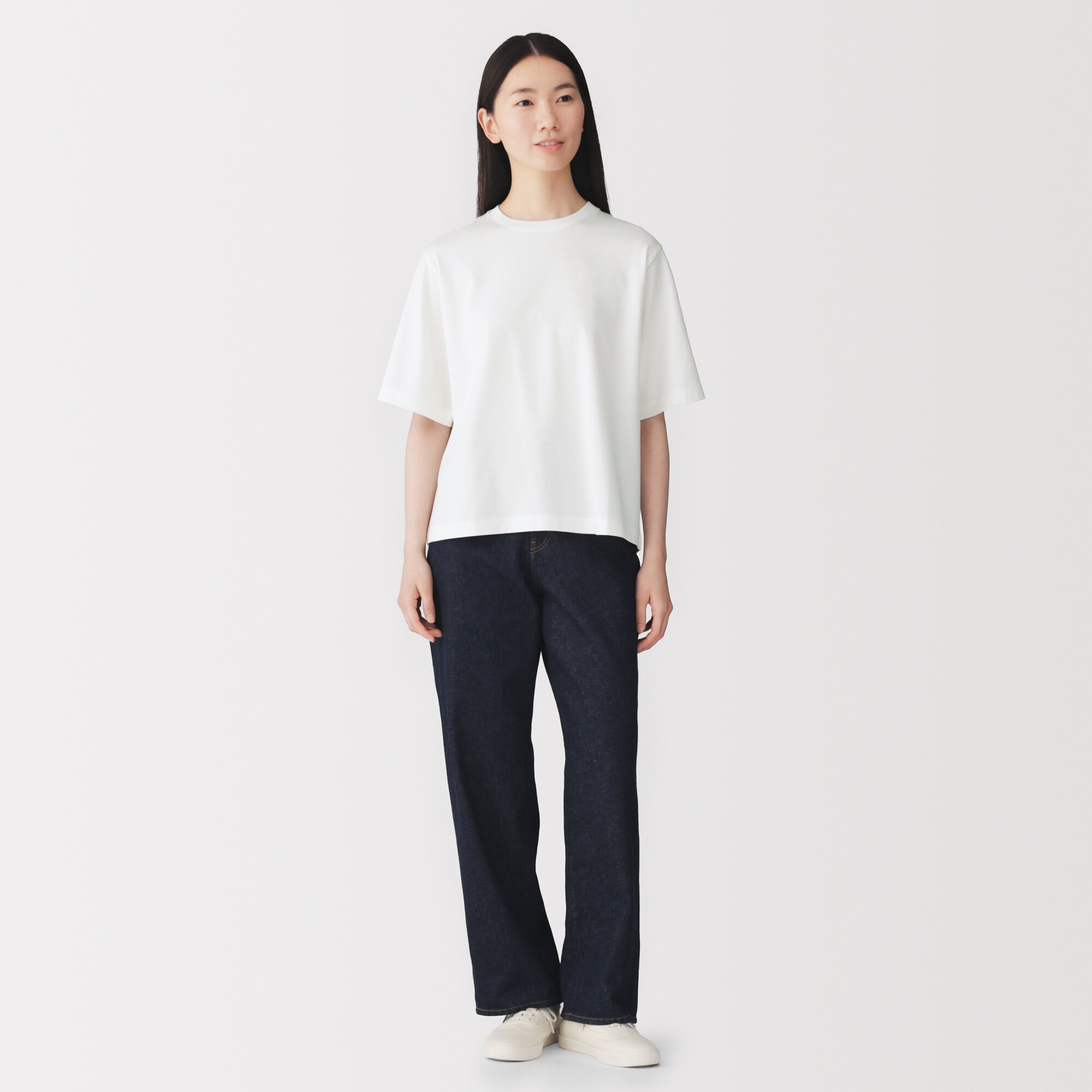 婦人　涼感ＵＶカットクルーネックワイド半袖Ｔシャツ（ＡＳＥＡＮ）