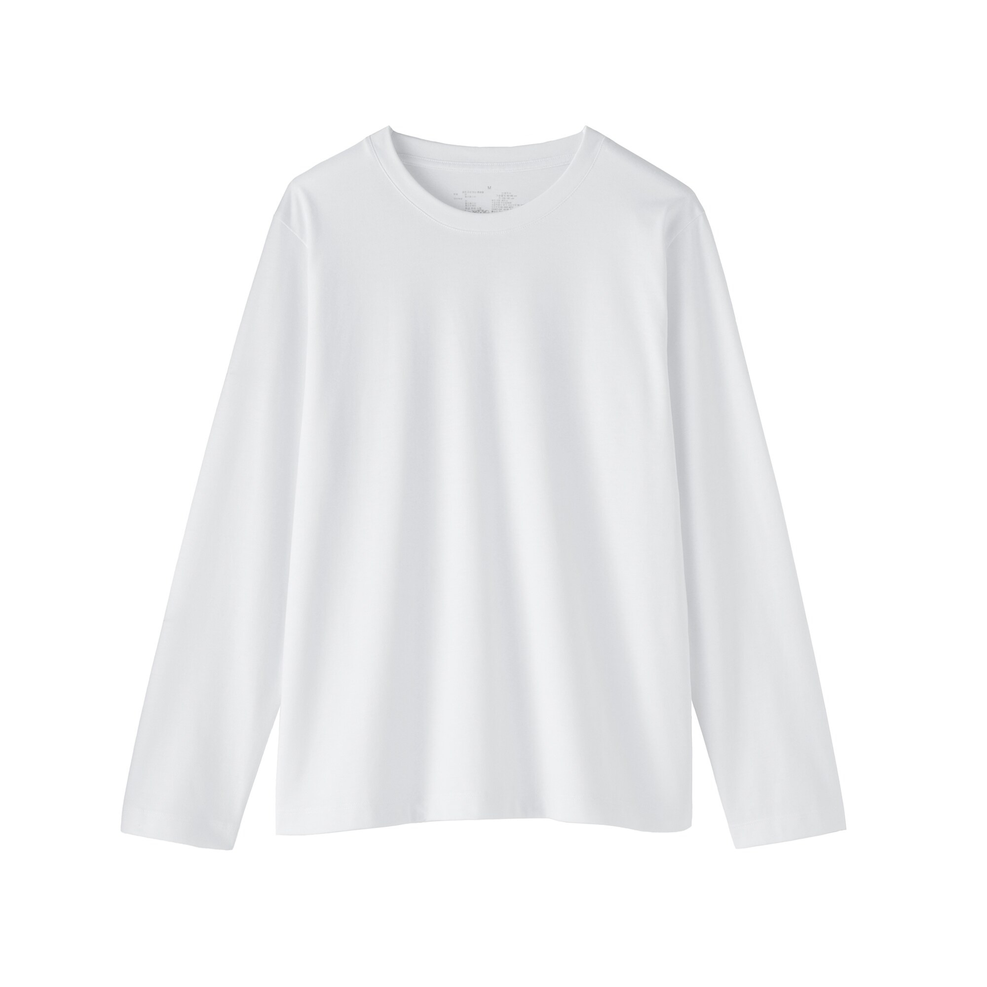 婦人　天竺編みクルーネック長袖Ｔシャツ