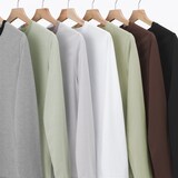 婦人　天竺編みクルーネック長袖Ｔシャツ