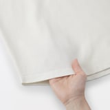 婦人　カポック混天竺編みクルーネック長袖Ｔシャツ