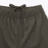 婦人　スムースポンチイージーテーパードパンツ