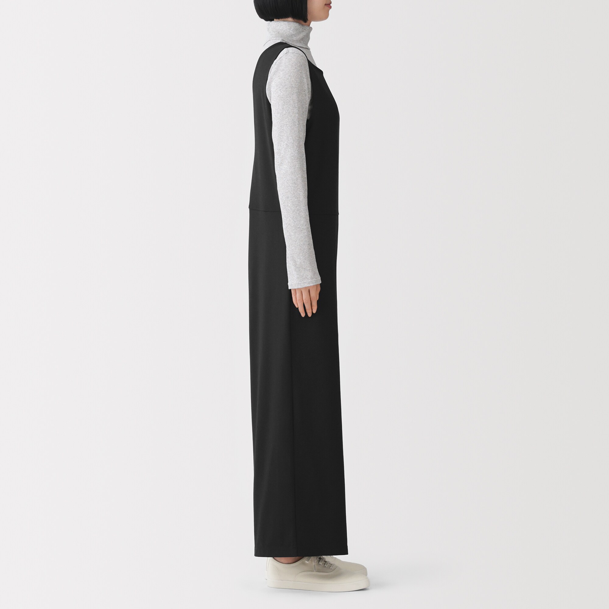 婦人 スムースポンチジャンプスーツ | 無印良品