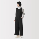 婦人　スムースポンチジャンプスーツ