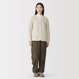 婦人　素材に還るフリースカーディガン