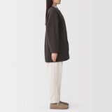 婦人　ボアフリースコート