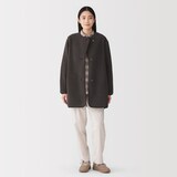 婦人　ボアフリースコート